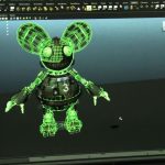 deadmau5 edited in lime green on a desktop view